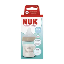 Пляшка Nuk Perfect Match S 150 мл мавпа (3954201) - мініатюра 3