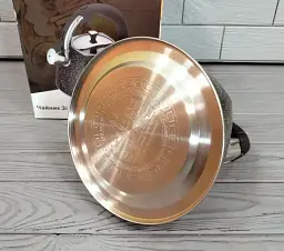 Чайник Edenberg EB-3541W зі свистком нержавіюча сталь з мармуровим покриттям 3 л чорний - мініатюра 3