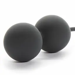 Вагінальні кульки Fifty Shades of Grey Tighten and Tense, 16.5 см, сірий - мініатюра 3