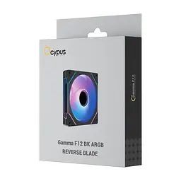 Кулер до корпусу OCYPUS GAMMA F12 BK ARGB REVERSE BLADE (GAMMA-F12-BK1AM01X-GL) - мініатюра 6
