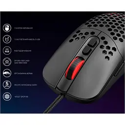 Миша GamePro GM395 Black [128902] - мініатюра 7