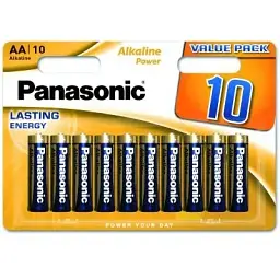 Батарейка Panasonic LR06 Alkaline Power х 10 (LR6REB/10BW)