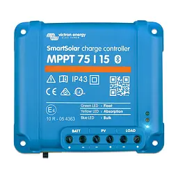 MPPT-контролер заряду сонячних панелей Victron Energy SmartSolar MPPT 75/15 (99-00010931) - мініатюра 2