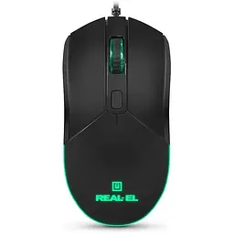 Мишка REAL-EL RM-515 USB Black (EL123200059)