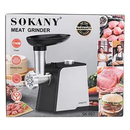М'ясорубка електрична SOKANY SK-087 з насадками - мініатюра 10
