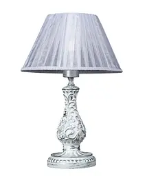 Настільна лампа Splendid Ray N29989/1T, E27, 41 см, білий, срібний, сучасний стиль
