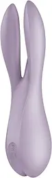 Кліторальний вібратор Satisfyer Threesome 2 Violet, 3 гнучкі пальчики, 3 мотори - мініатюра 4