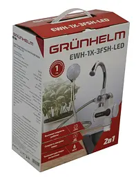 Електронагрівач проточної води Grunhelm EWH 1X 3FSH LED (105931) - мініатюра 5