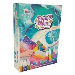 Дитячий набір для творчості в техниці Ебру 4FUN Game Club 94133, 4 гіпсових фігурки