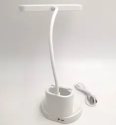 LED-лампа настільна акумуляторна гнучка сенсорна світлодіодна з підставкою для телефону тепле, нейтральне та холодне світло WinBoss 1309 - мініатюра 6