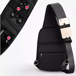 Сумка Mark Ryden Mini Secret MR7056 Black [109445] - мініатюра 6