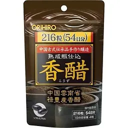 Чорний оцет ORIHIRO Vinegar 216 капсул