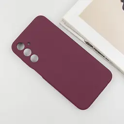 Чохол Silicone Cover Lakshmi Full Camera (AAA) для Samsung Galaxy A56 5G Бордовий / Plum - мініатюра 6