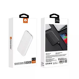 Повербанк зовнішній акумулятор WUW Y93 10000 mAh білий - мініатюра 5