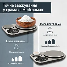 Ваги кухонні подвійні ADE (KE2354) - мініатюра 3