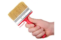 Пензель макловиця малярна Intertool 30 х 100 мм ручка пластик KT-1817 - мініатюра 4