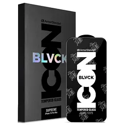 Скло захисне Armorstandart Supreme Black Icon 3D Apple iPhone 16 Pro Max Black (ARM78038)
