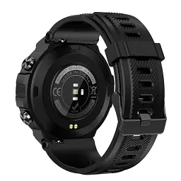 Смарт-годинник Lemfo K37 силіконовий ремінець black black (16357) - мініатюра 4