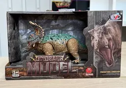 Фігурка динозавра Стиракозавр, що рухається, коричнево-зелений Dino Toys 57389 - мініатюра 2
