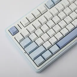 Ігрова механічна клавіатура AULA F75 / Три режими підключення / Greywood V3 Switch / Blue White - мініатюра 6