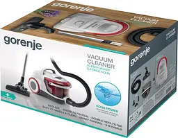 Пилосос Gorenje VCEB01GAWWF (VC-W4503) з аквафільтром (678536) - мініатюра 4