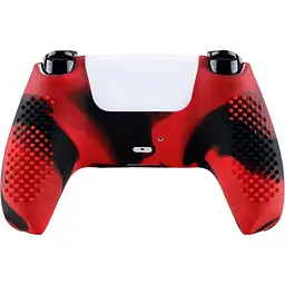 Чохол на геймпад Silicone Case для Sony DualSense Black/Red [125872] - мініатюра 5