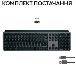 Клавіатура MX Keys S Wireless Ukr Graphite (L920-011593) Logitech teh0022928 - мініатюра 10