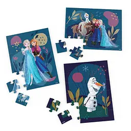 Пазл Disney Frozen дерев'яний 3 в 1 (SM98297/6066795) - мініатюра 7