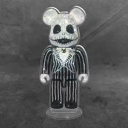 Акрилова колекційна фігурка Bearbrick Jack Skellington - мініатюра 2
