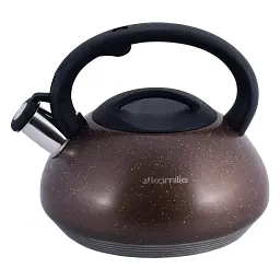 Чайник із свистком Kamille KM-0855 brown 3,0 л