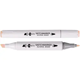 Набір спиртових маркерів Santi Professional SA-139 тілесний 6 шт. (390824)