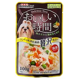 Вологий корм для собак DoggyMan Low Fat Chicken & Cartilage доггімен курка з хрящем у желе консерви для собак, вологий корм, пауч 100 г