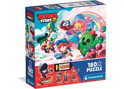 Пазл Clementoni Веселковий, Бравл Старс (Brawl Stars - Rainbow Puzzle - 180 pcs.), 180 ел. (29804)