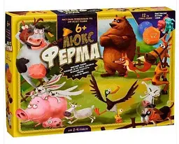 Настільна гра Danko Toys Ферма люкс (укр) G-FL-UA-01-01 розвиваюча стратегія логічна для всієї родини дітей