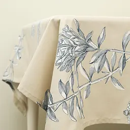Скатертина МВМ My Home (MVM) Тоскана бежева з принтом 140 x 180 см (KT-19 M BEIGE/PRINT) - мініатюра 3