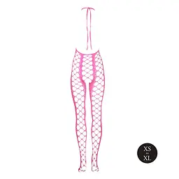 Бодістокінг Ouch! Bodystocking With Halterneck Pink, XS/XL - мініатюра 7