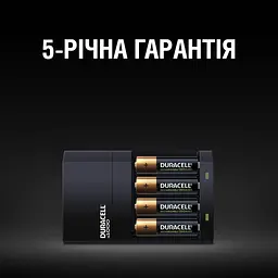 Зарядний пристрій для акумуляторів Duracell CEF14, 4 години, 1 шт. (Includes 2 AA1300mAh & 2 AAA750mAh) (5007497 / 5004990) - мініатюра 8