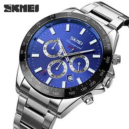 Чоловічий наручний годинник 9259SIBU Silver-Blue Skmei acs0029839 - мініатюра 2