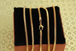 Ланцюг Xuping Jewelry Рогожка 50 см 3 мм золотистий