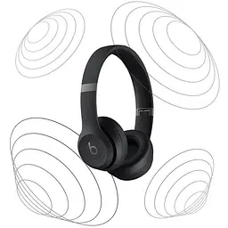 Бездротові навушники Beats Solo 4 Matte Black (чорні) MUW23 - мініатюра 6