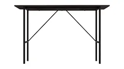 Стіл письмовий Line Тайм Ferrum-decor 750x1000x500 Чорний метал ДСП Венге Магія 16 мм (FRD-106159) - мініатюра 6