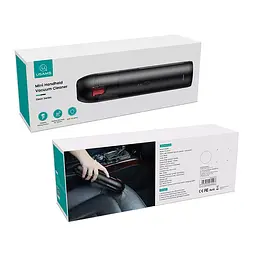Ручний пилосос Usams US-ZB234 Mini Handheld Vacuum Cleaner Geoz Series Suction 6000Pa [Black] [75819] - мініатюра 6