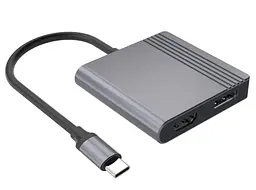 Адаптер Cablexpert A-CM-HDMIFDPF-01, USB Type-C на HDMI/DP - мініатюра 5
