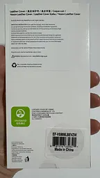 Оригінальний шкіряний чохол Leather Cover для Samsung Galaxy S22 Plus Black EF-VS906LBEGRU S906 - мініатюра 10