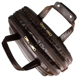 Чоловіча шкіряна сумка Vintage 39,5х30,5х11,5 см sum0012437 - мініатюра 8