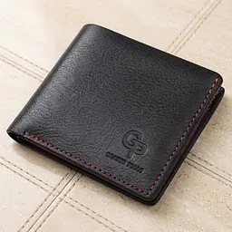 Шкіряне стильне портмоне Grande Pelle 11551 чорний