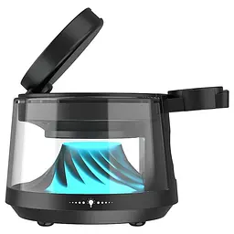 БЗП WIWU Wi-W039 Flow 5in1 wireless charger with Speaker  Night Light 15W Black - мініатюра 4