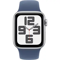 Смарт-годинник Apple Watch SE 2 GPS 44mm Silver Aluminium Case with Denim Sport Band S/M 2024 [MXEQ3] [123350] - мініатюра 2
