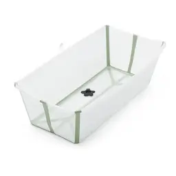 Ванночка Stokke Flexi Bath XL складана прозора зелена (535904)