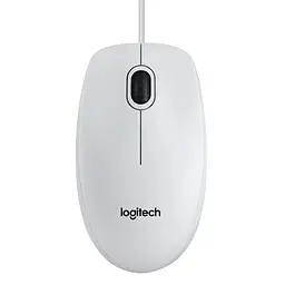 Мишка Logitech B100 Optical USB 910-003360 White